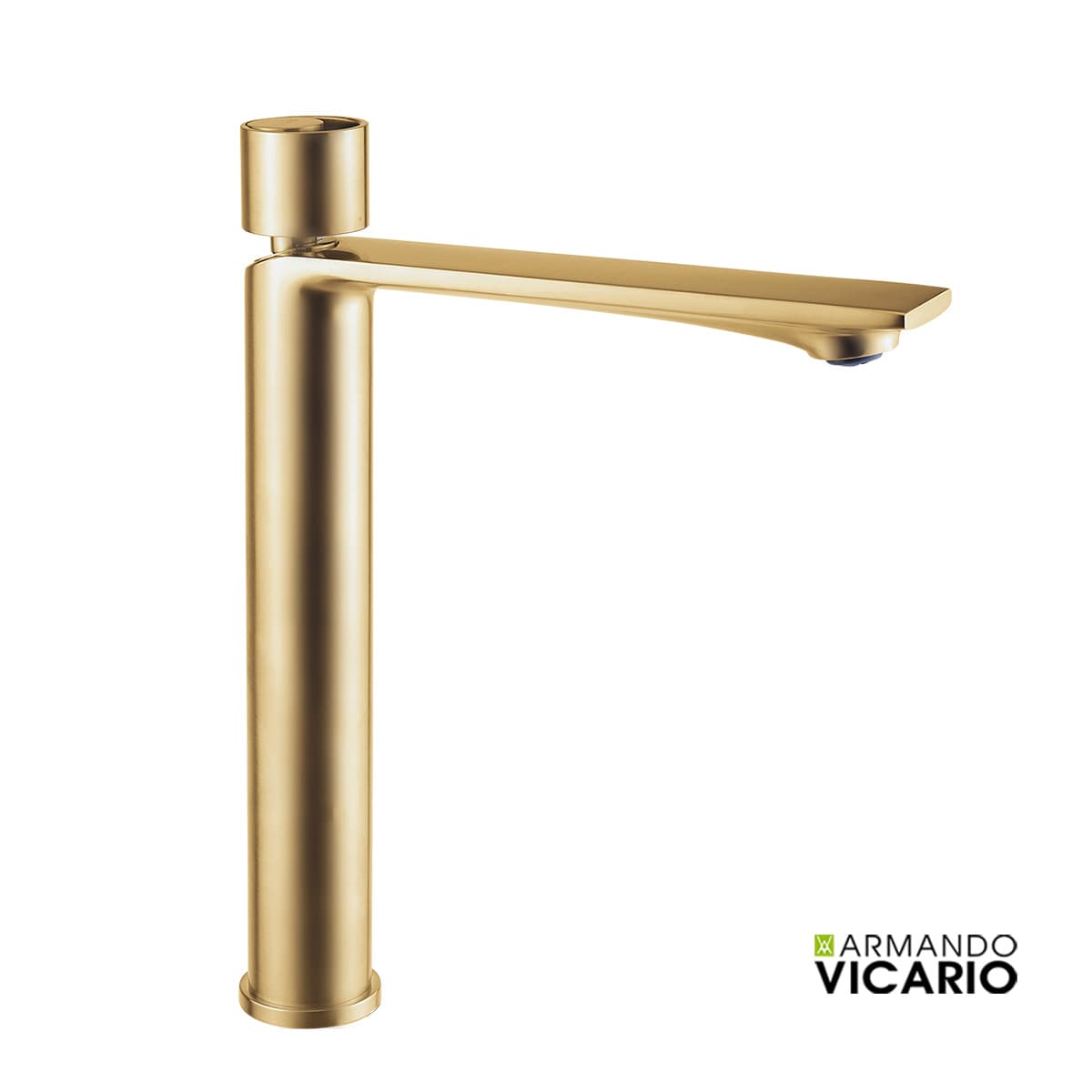 Μπαταρία Νιπτήρος Ψηλή Armando Vicario Halo 515041-201 Gold Brushed