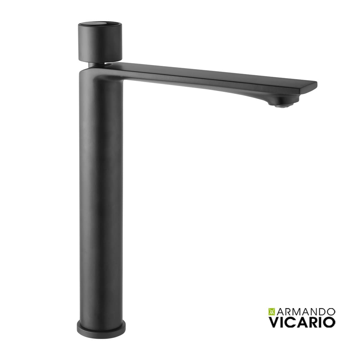 Μπαταρία Νιπτήρος Ψηλή Armando Vicario Halo 515041-400 Ματ Μαύρο
