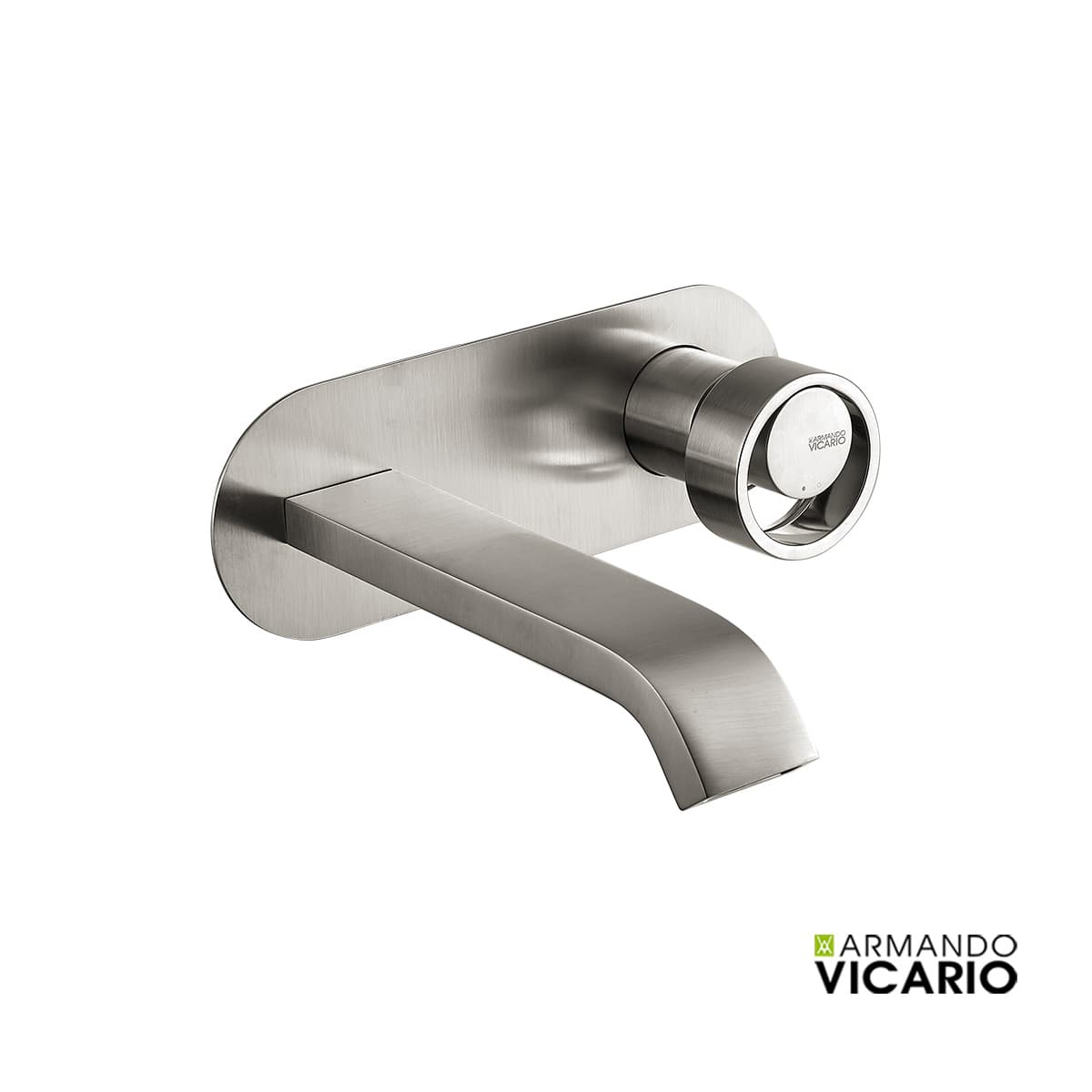 Μπαταρία Νιπτήρος Εντοιχισμού Armando Vicario Halo 515045-110 Inox Σατινέ