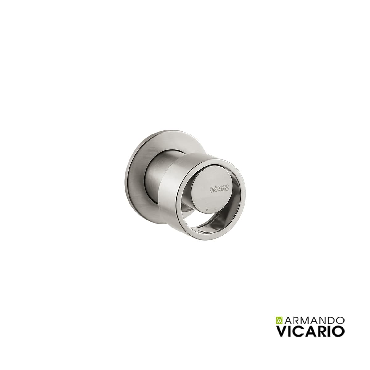 Μίκτης Εντοιχισμού 1 εξόδου Armando Vicario Halo 515050-110 Inox Σατινέ