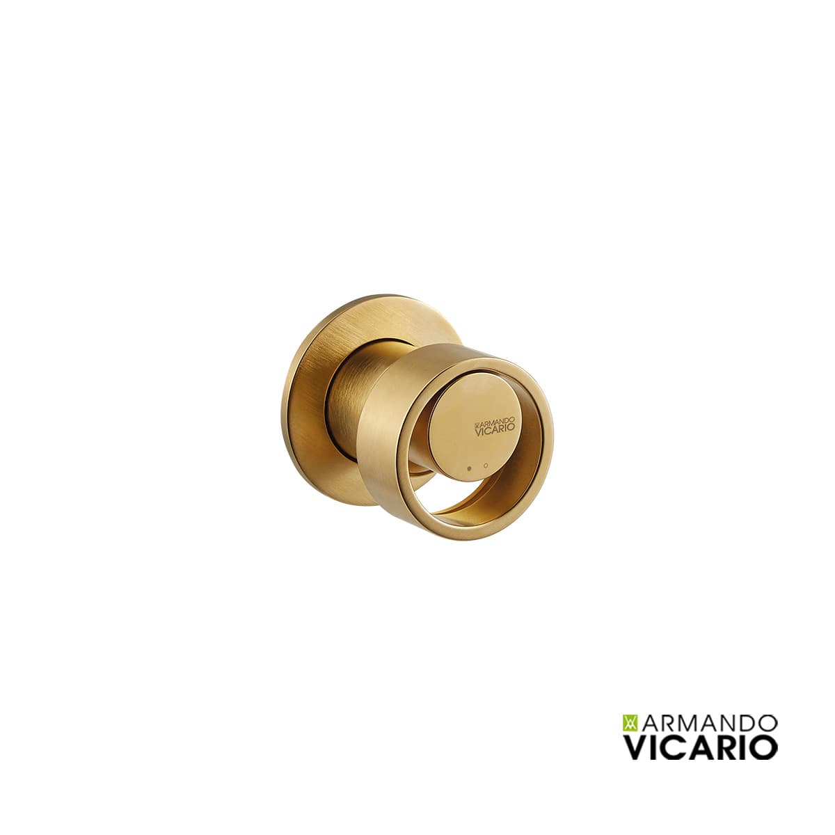 Μίκτης Εντοιχισμού 1 εξόδου Armando Vicario Halo 515050-201 Gold Brushed