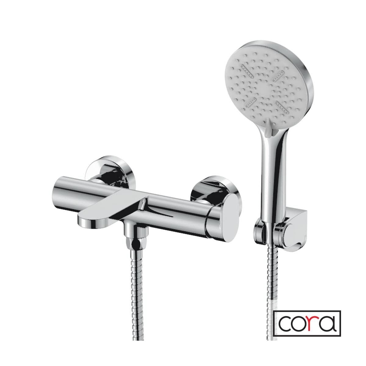 Μπαταρία Λουτρού Cora Mist 3500-100 Χρώμιο