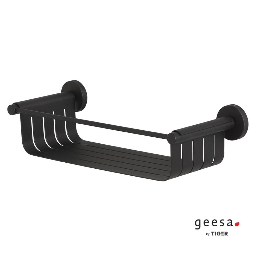Σπογγοθήκη Μπουκαλοθήκη Tiger Geesa 3035-400 Ματ Μαύρο 36,5x13,7x9cm