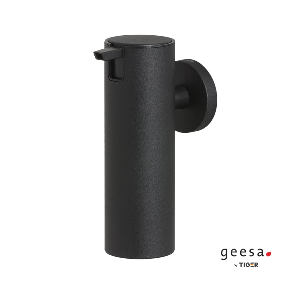 Ντισπένσερ Επιτοίχιο Tiger Geesa 3060-400 Ματ Μαύρο 5x9x14,6cm