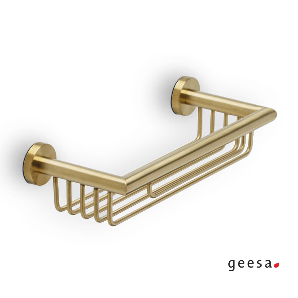 Σπογγοθήκη Geesa Nemox 6514-201 Gold Brushed Βουρτσισμένο Χρυσό 34,8x13x8,1cm