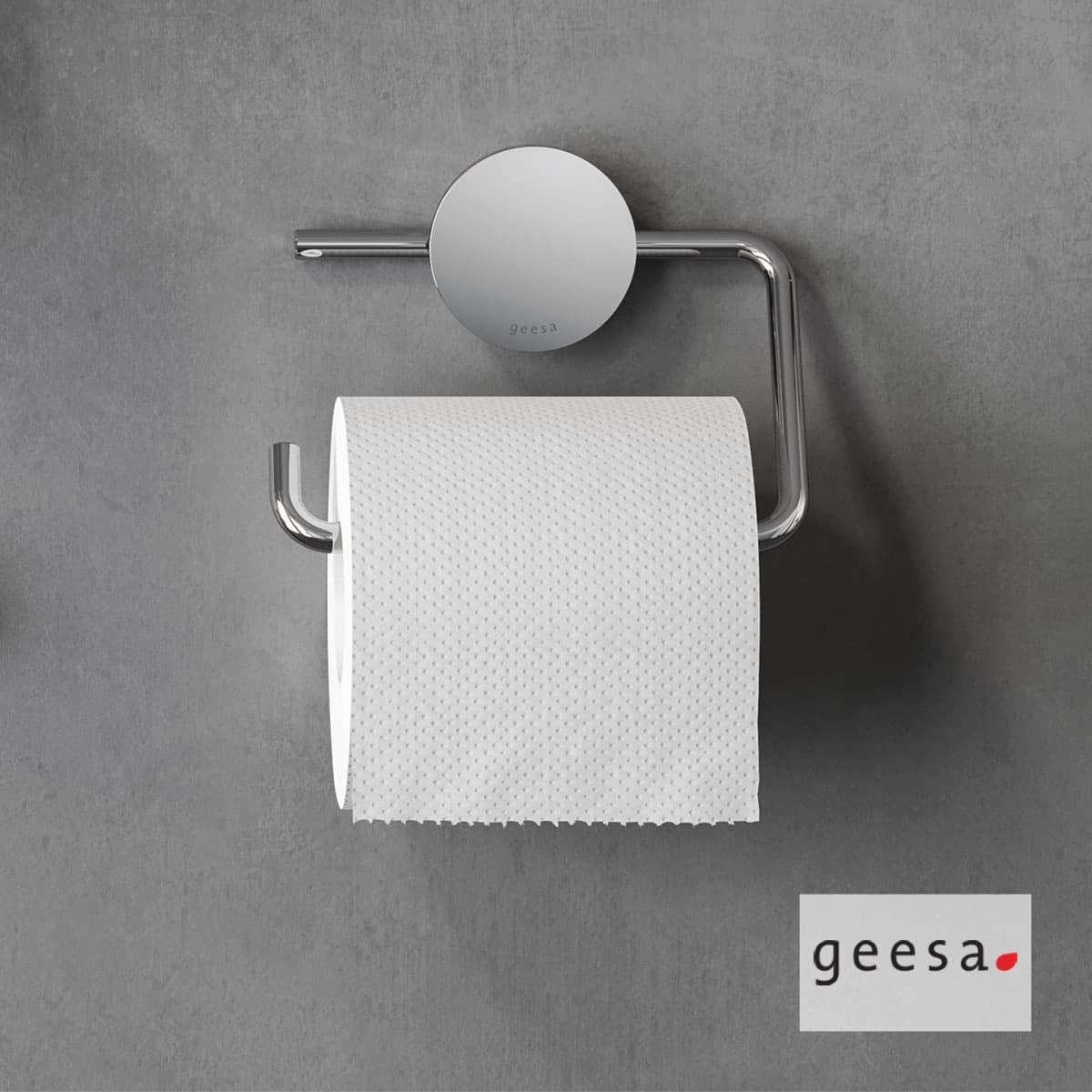 Χαρτοθήκη Geesa Opal 7209-100 Χρώμιο 13,8x1,9x11,2cm