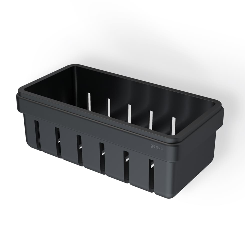 Σπογγοθήκη Geesa Frame 8801-400 Ματ Μαύρο 21x10,8x7,5cm