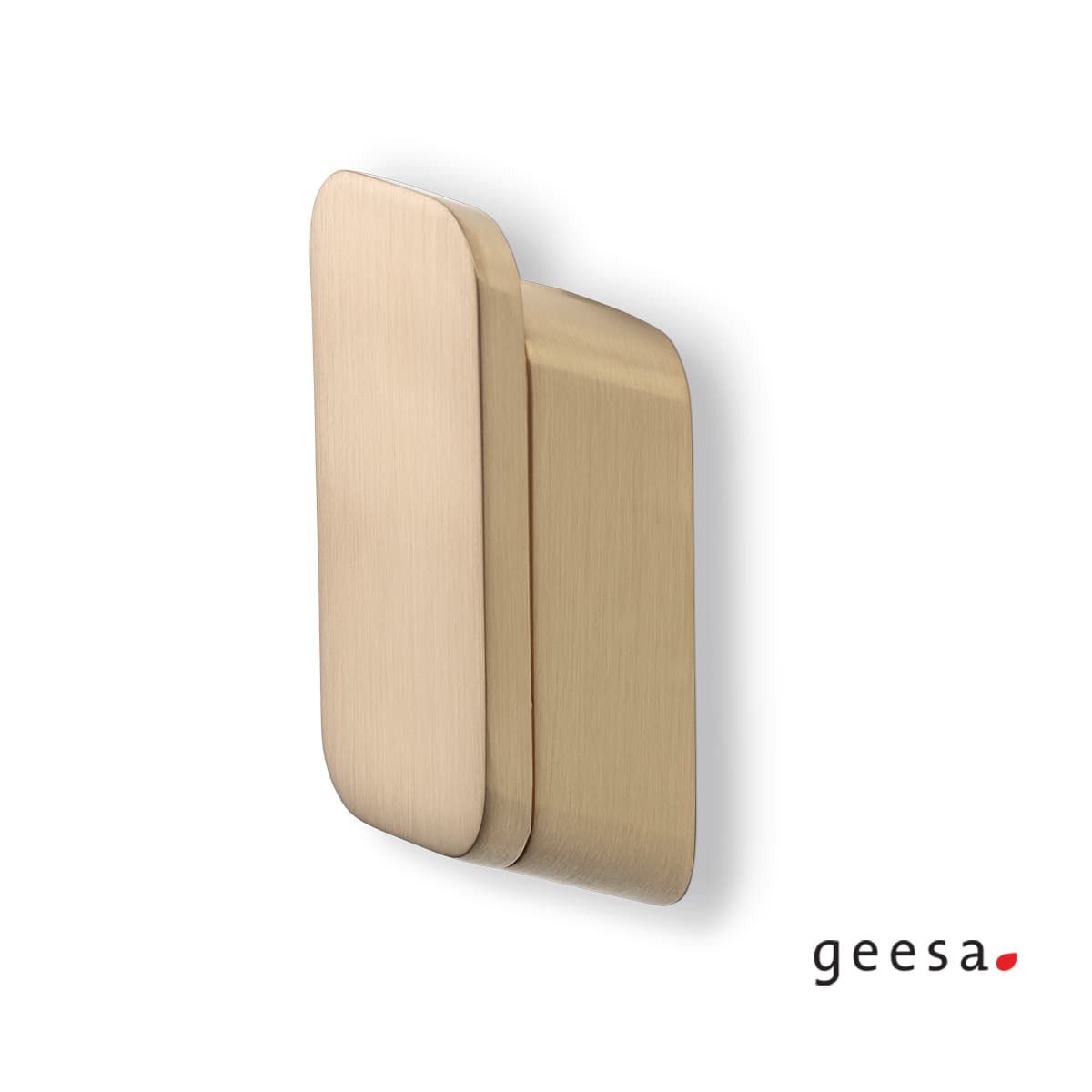 Άγκιστρο μονό Geesa Shift 9967-201 Brushed Gold 3x7,1x2,3cm