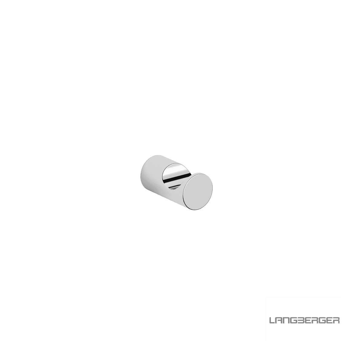 Άγκιστρο μονό Langberger 33531A Χρώμιο Φ1,6x3cm
