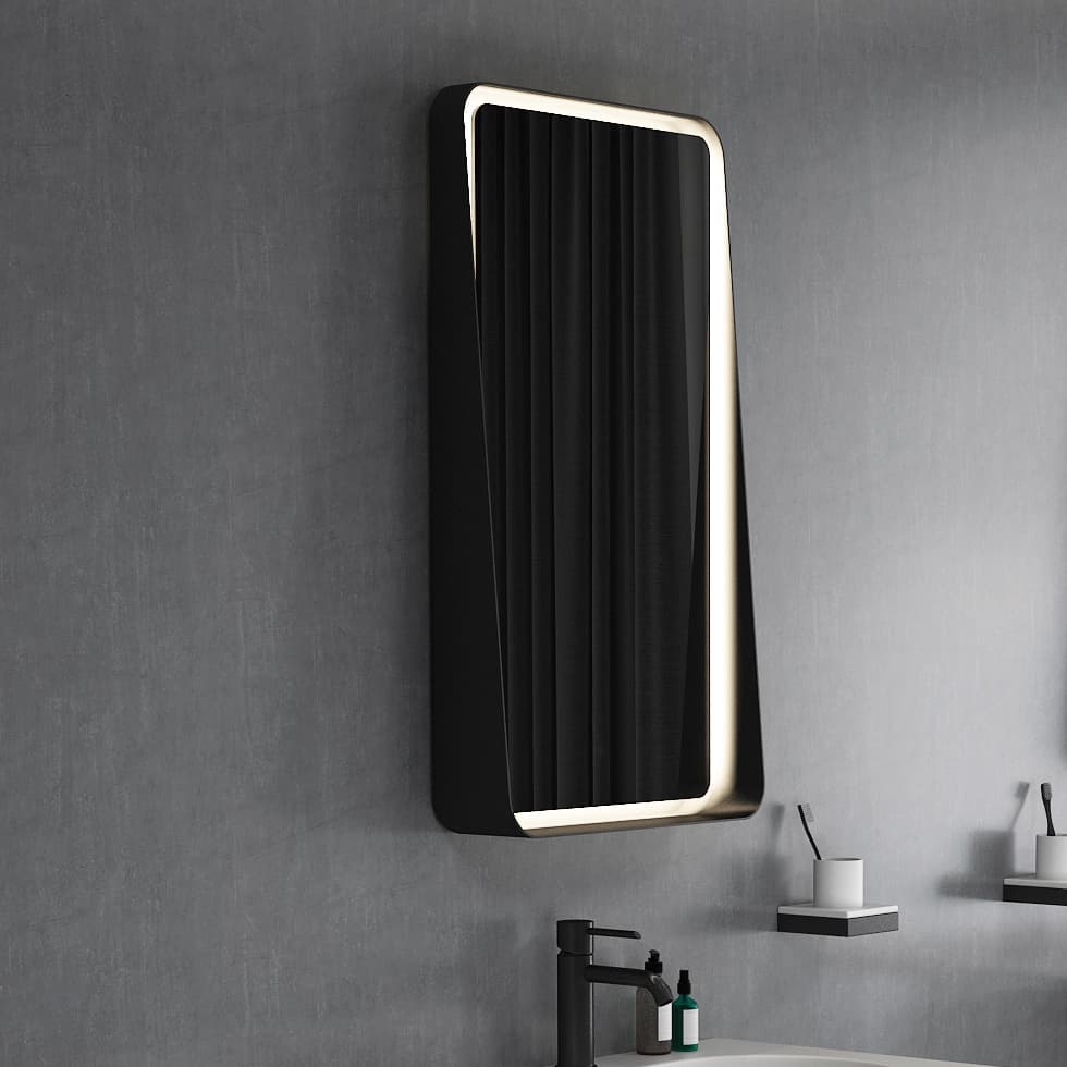 Καθρέπτης μπάνιου με Led Luminor Virgo 50 50x90cm