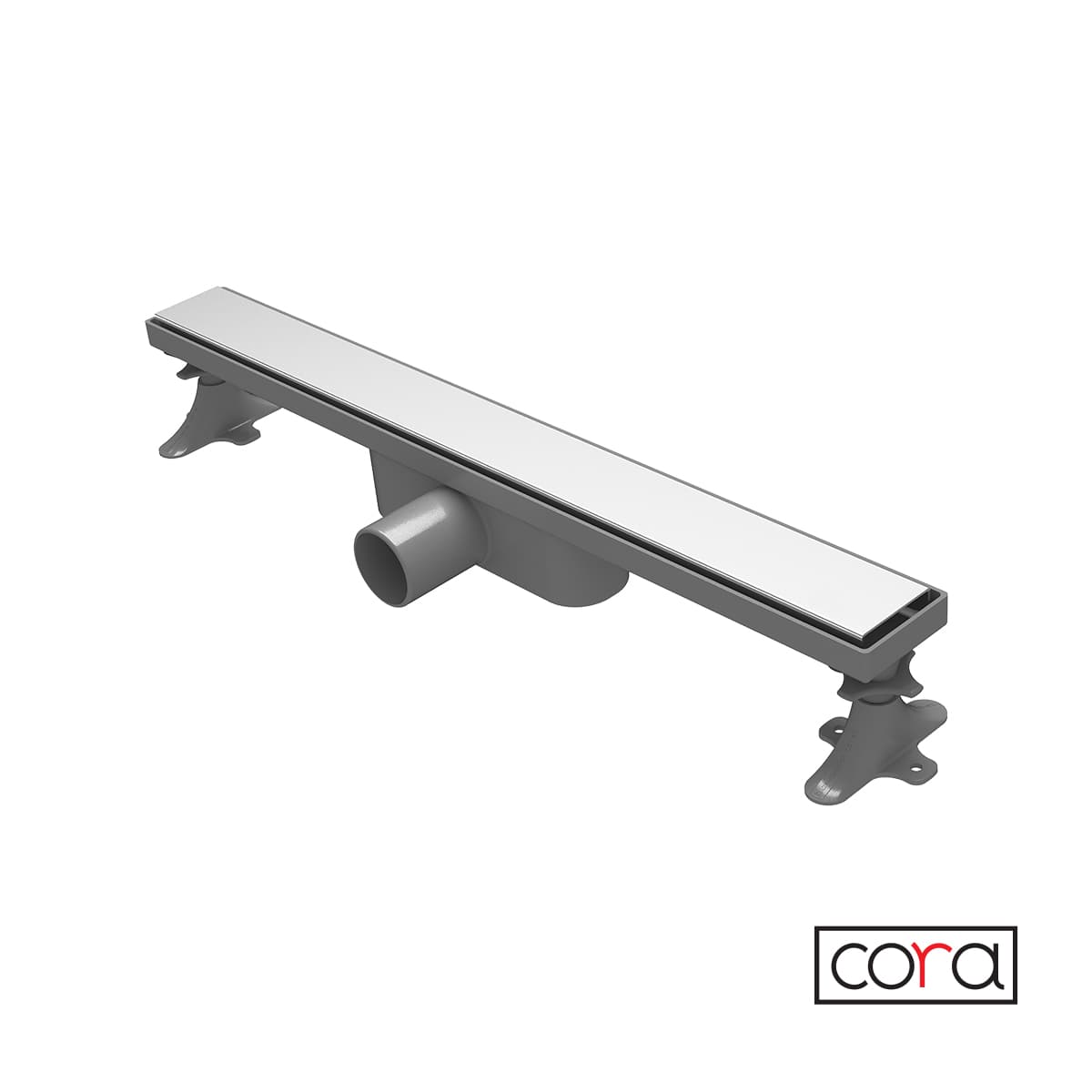 Κανάλι Ντους Cora Kira 85070 Inox 70cm (και για πλακάκι) Υ6cm