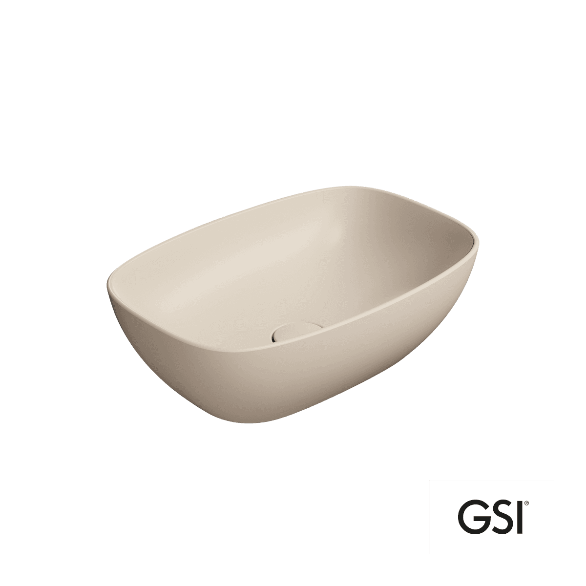 Νιπτήρας επιτραπέζιος GSI Nubes 9784-520 Creta 50x35