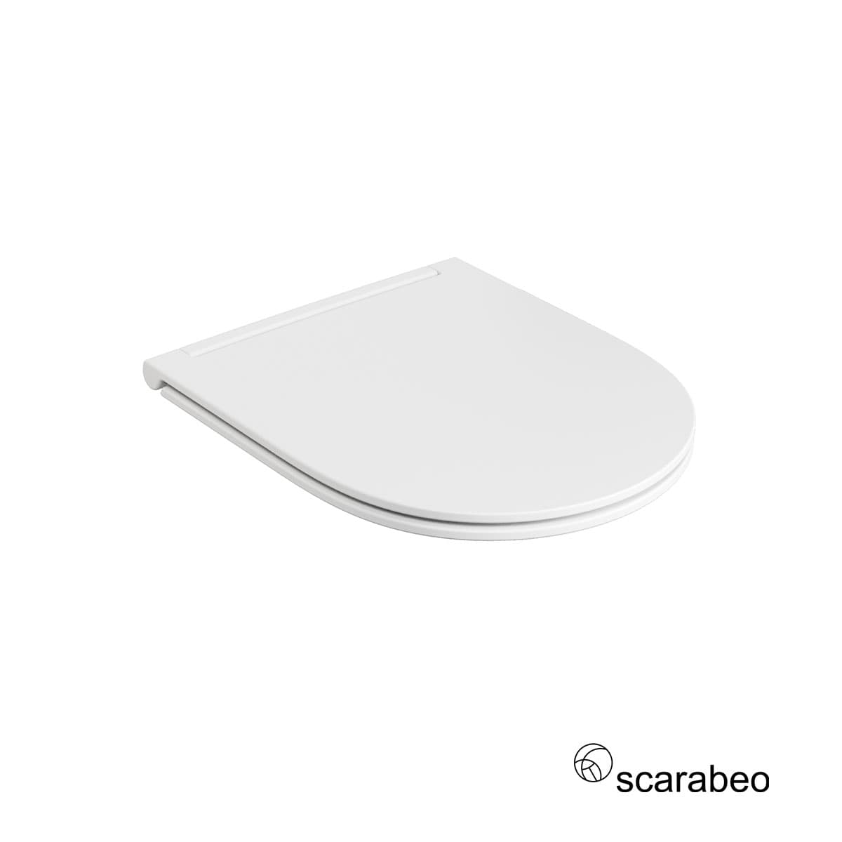 Κάλυμμα Λεκάνης MOON 5520 Slim Soft Close Scarabeo Pearl (White Matt)