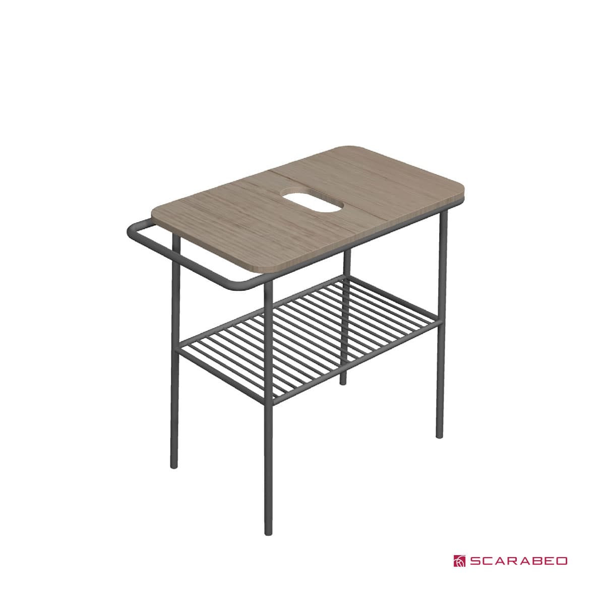 Έπιπλο Scarabeo Fuji 80 6018-8949 Rovere Nodato Π:79 Β:45 Υ:77cm