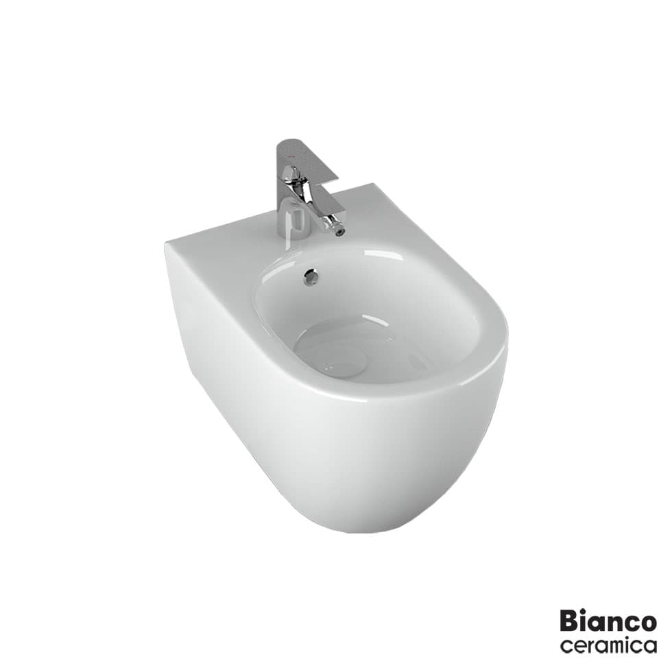 Μπιντέ κρεμαστός Bianco Ceramica LNB53-300 Λευκό 36x53cm