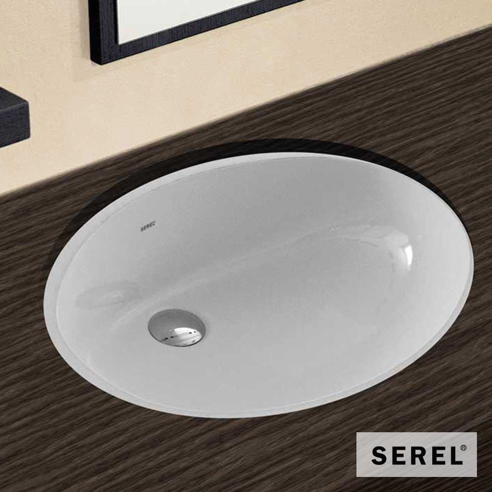 Νιπτήρας υποκαθήμενος Serel 0501-300 Λευκό 58x43,5