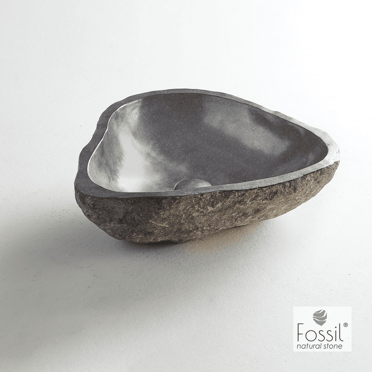 Νιπτήρας επιτραπέζιος Fossil Vero Riverstone RV50 Grey Φ40-50