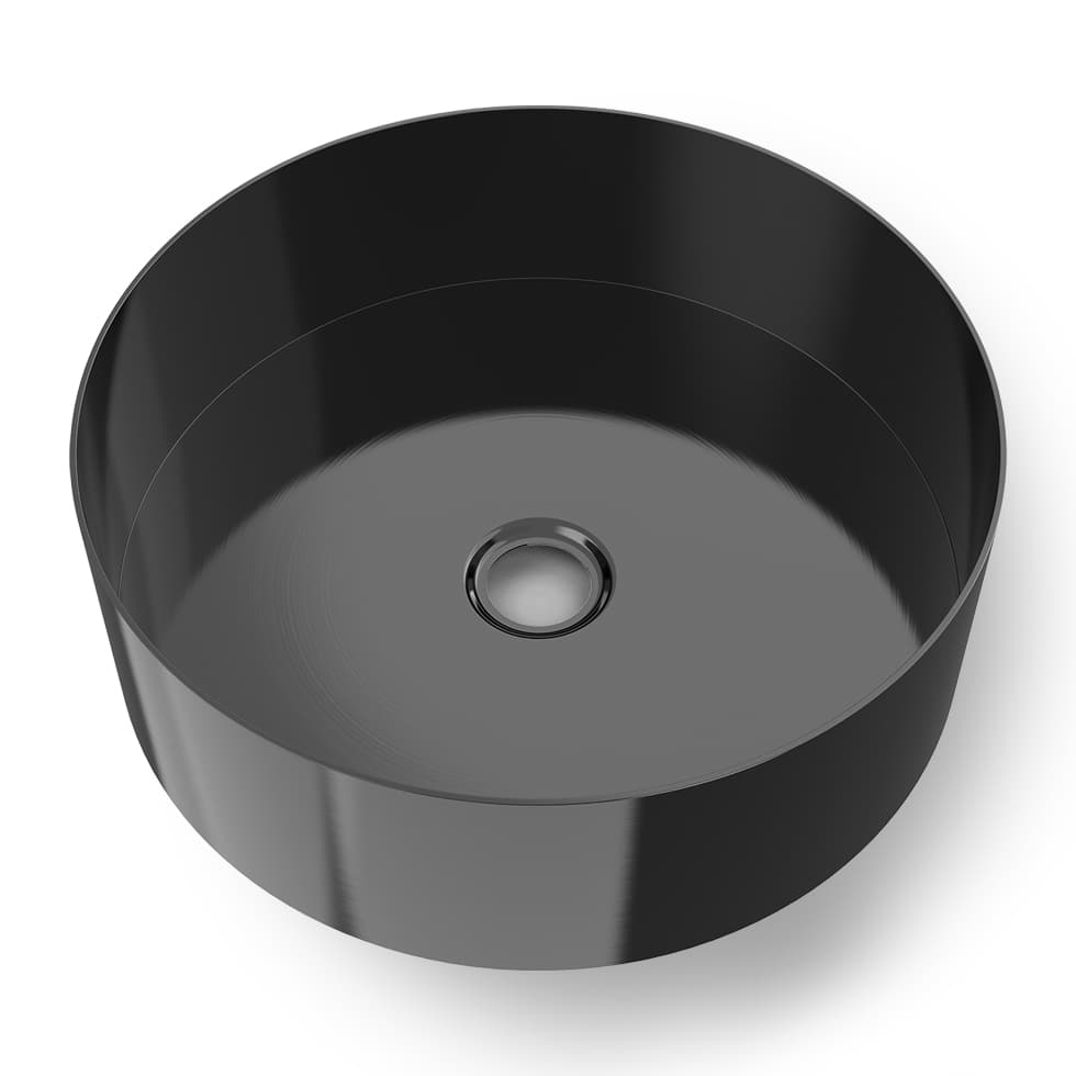 Νιπτήρας επιτραπέζιος Voss Milo 1040-411 Black Brushed PVD Φ40