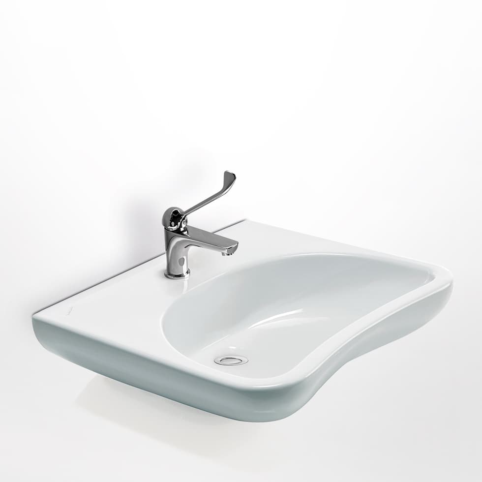 Νιπτήρας κρεμαστός Ponte Giulio B40-CMS-07 Λευκό 64x55,5cm