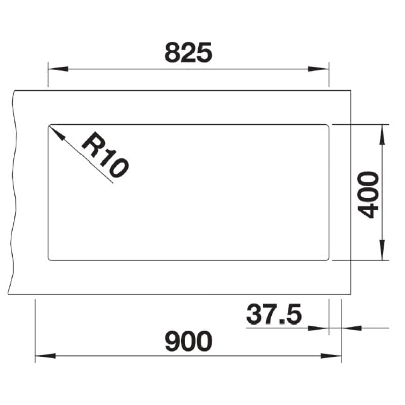 Νεροχύτης κουζίνας γρανιτένιος Blanco Subline 480/320-U 527168 Soft White 85,5×46 (υποκαθήμενος) - 3