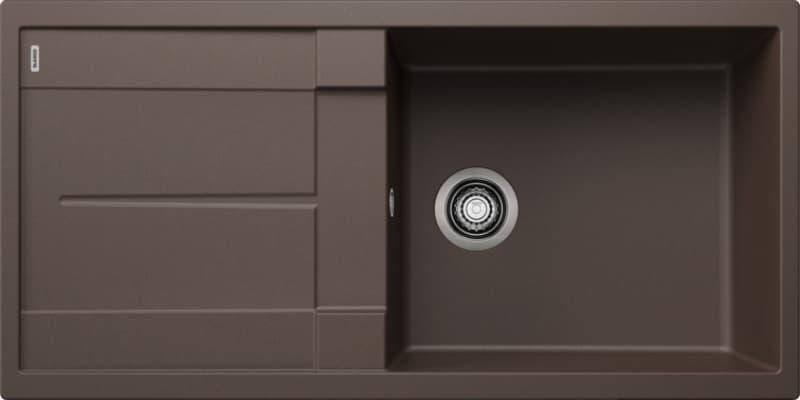 Νεροχύτης κουζίνας γρανιτένιος Blanco Metra XL 6 S 515143 Coffee 100×50 (ένθετος)