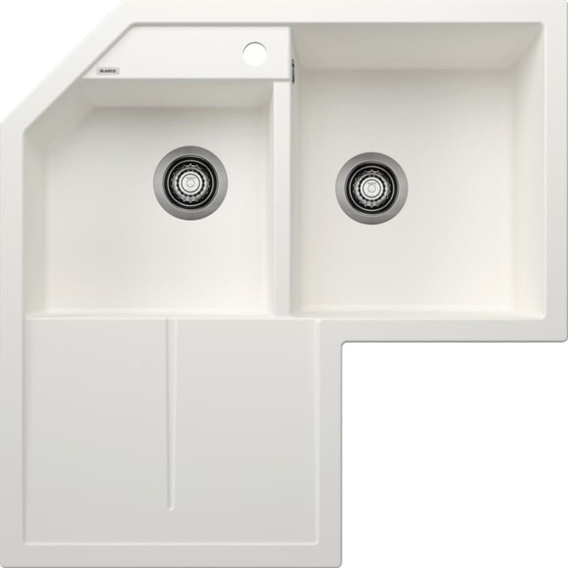 Νεροχύτης κουζίνας γρανιτένιος Blanco Metra 9 E 515568 White 83×83 (ένθετος)