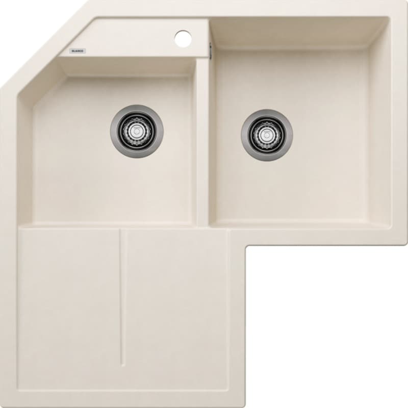 Νεροχύτης κουζίνας γρανιτένιος Blanco Metra 9 E 526801 Soft White 83×83 (ένθετος)