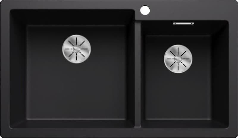 Νεροχύτης κουζίνας γρανιτένιος Blanco Pleon 9 527636 Black 86×50 (ένθετος)