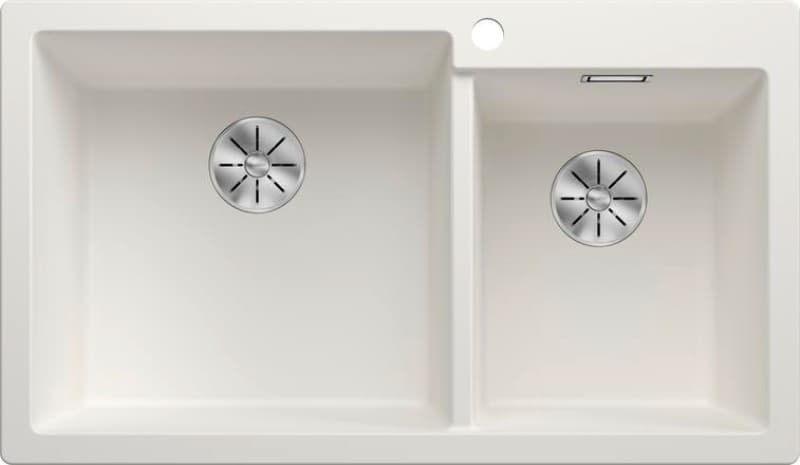 Νεροχύτης κουζίνας γρανιτένιος Blanco Pleon 9 527640 White 86×50 (ένθετος)