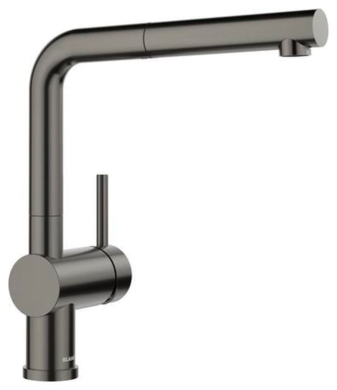 Μπαταρία κουζίνας Blanco Linus-S 527733 Satin Dark Steel Υ28,7cm