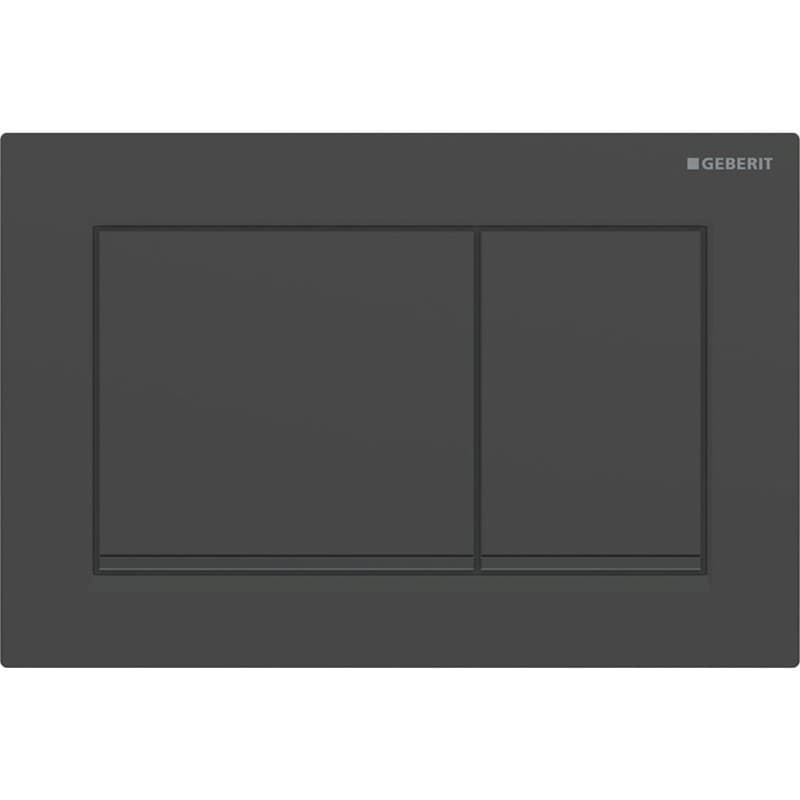 Πλακέτα χειρισμού Dual flush Geberit
  Omega 20 Square 115.080.16.1 Black Matt coated/black Ματ 21,2x14,2cm