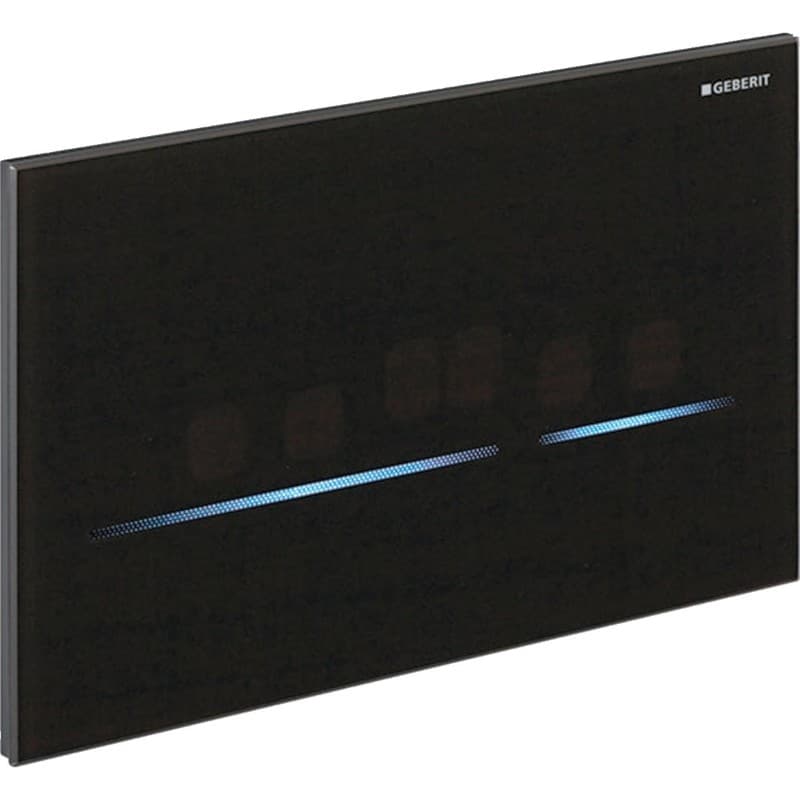 Πλακέτα χειρισμού Dual flush, touchless,
  electronic, Illuminated Geberit Sigma 80 Φωτοκυτταρου 116.092.SG.6 Γυαλιστερό
  (γυαλί) 24,7x16,4cm - 2