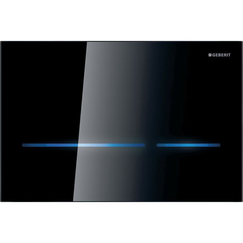 Πλακέτα χειρισμού Dual flush, touchless,
  electronic, Illuminated Geberit Sigma 80 Φωτοκυτταρου 116.092.SG.6 Γυαλιστερό
  (γυαλί) 24,7x16,4cm - 1