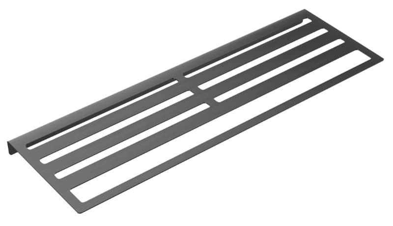 Ραφιέρα με πετσετοκρεμάστρα Imex Form CAF008-05/BGM Black Gun Metal PVD 60x20x3cm