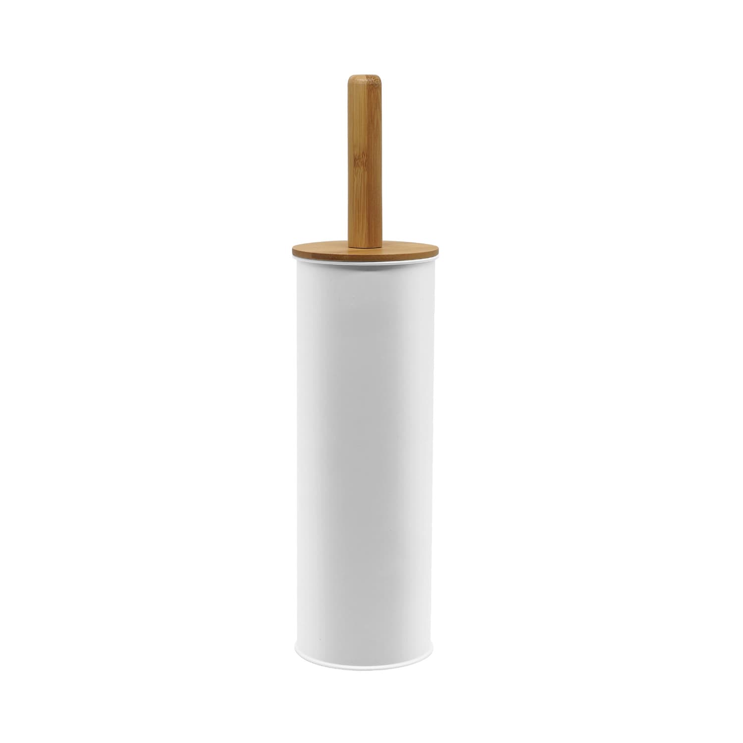 Πιγκάλ επιδαπέδιο bamboo Karag 1557 Ματ Λευκό Φ9,5×38cm