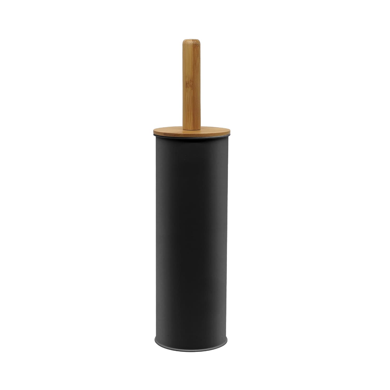 Πιγκάλ επιδαπέδιο bamboo Karag 1558 Ματ Μαύρο Φ9,5×38cm