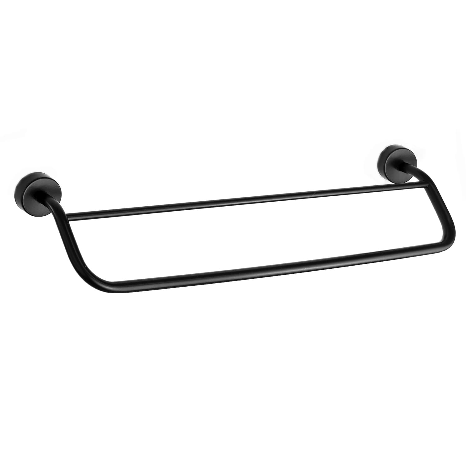 Πετσετοκρεμάστρα διπλή Karag Moderno 225255 Ματ Μαύρο 50×12×10cm