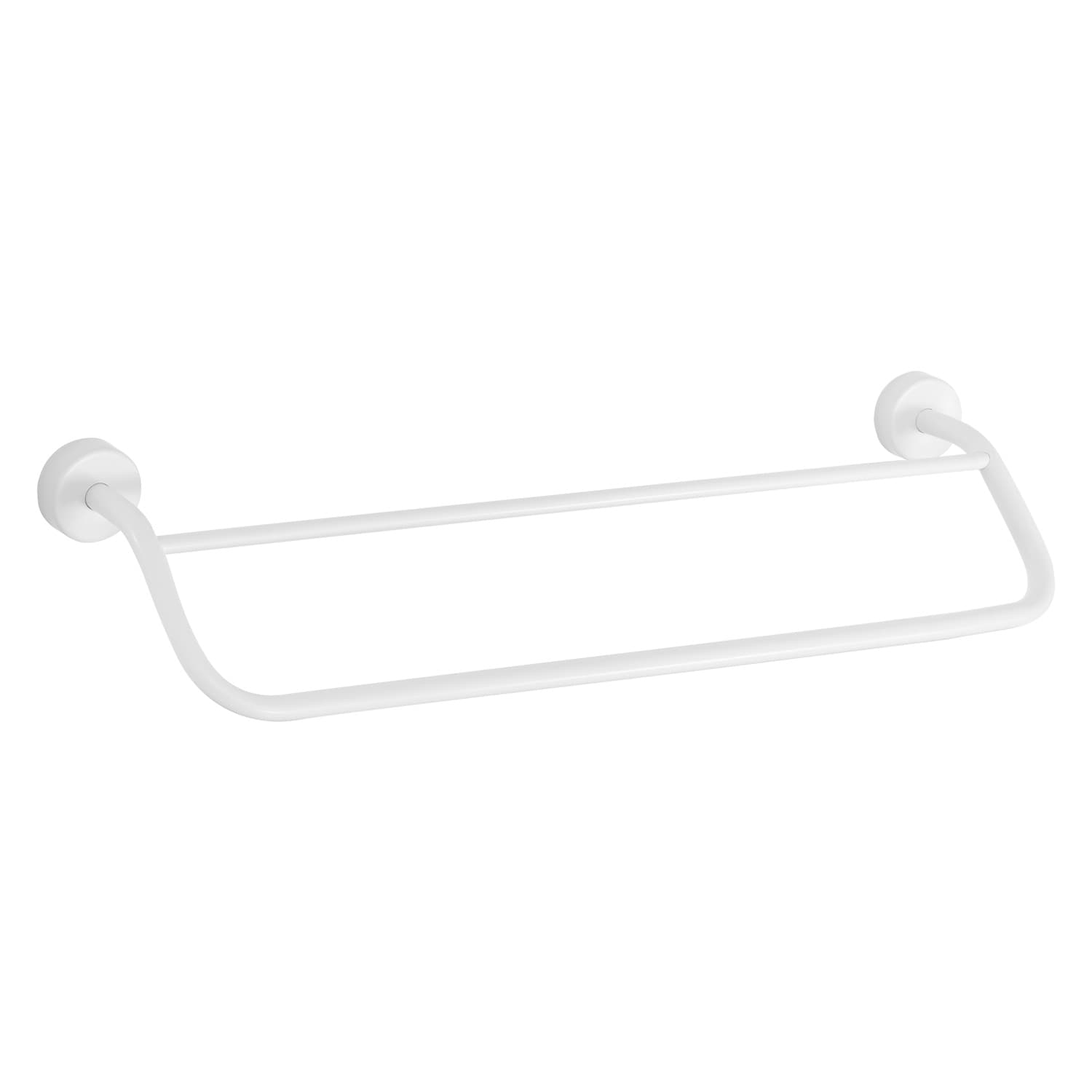 Πετσετοκρεμάστρα διπλή Karag Moderno 225266 Ματ Λευκό 50×12×10cm