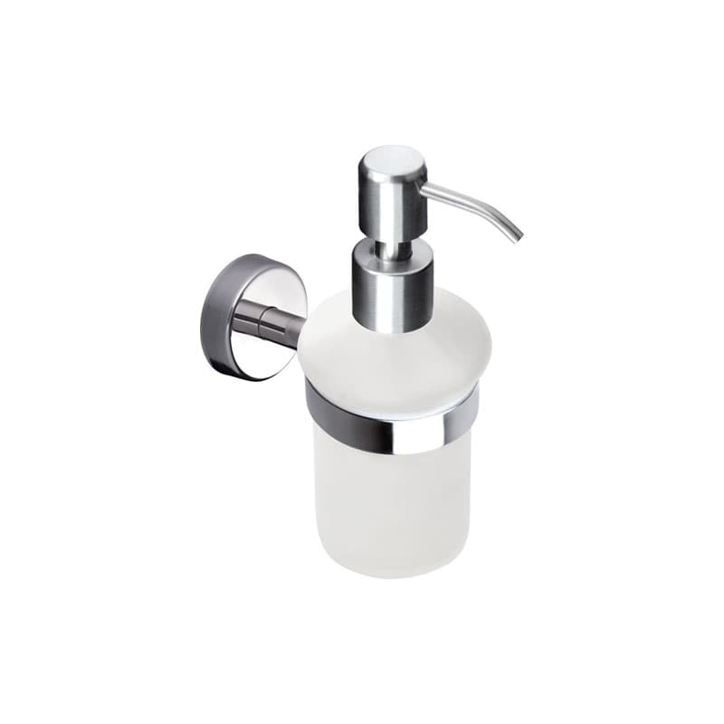 Ντισπένσερ Επιτοίχιο γυάλινο Karag Moderno 2801 Χρώμιο 7x10x16cm