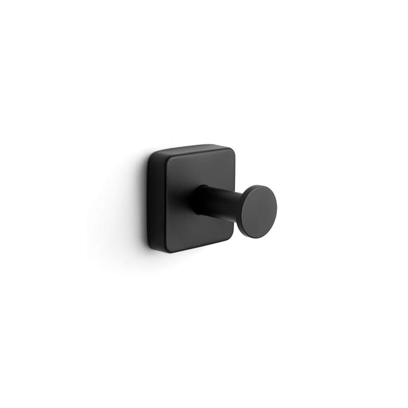 Άγκιστρο μονό Karag Quattro 420155 Ματ Μαύρο 5,5x5,5x5,2cm