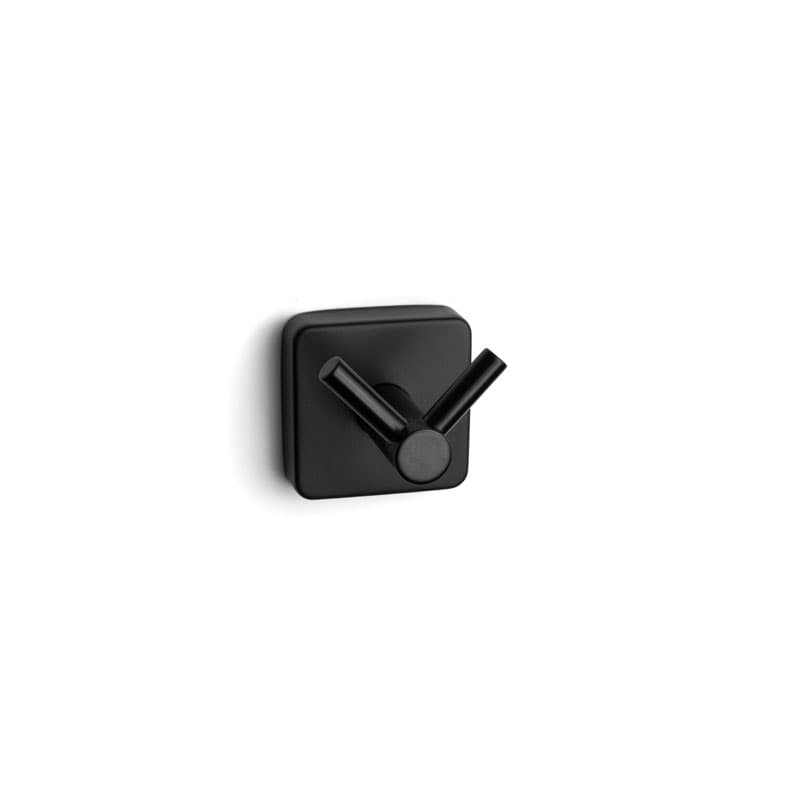 Άγκιστρο διπλό Karag Quattro 420255 Ματ Μαύρο 6x6x5,2cm