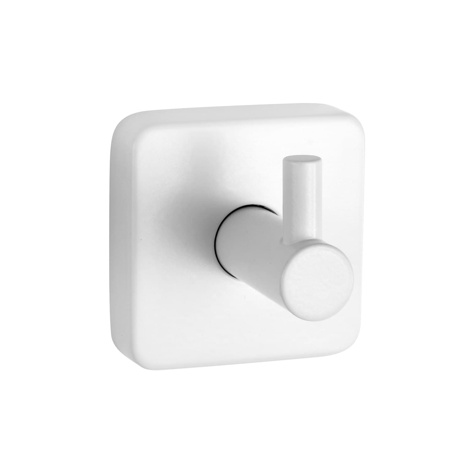 Άγκιστρο μονό Karag Quattro 420966 Ματ Λευκό 5,5×7×5,2cm