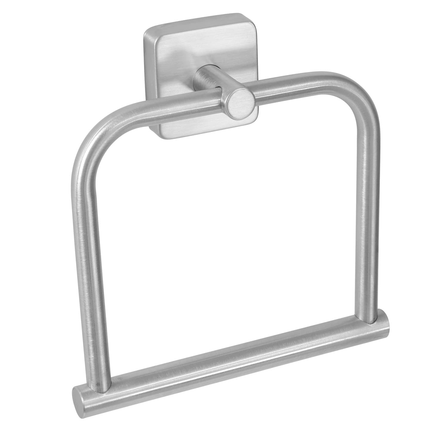 Κρίκος Πετσέτας Karag Quattro 422499 Inox Σατινέ 18×5,2×19cm