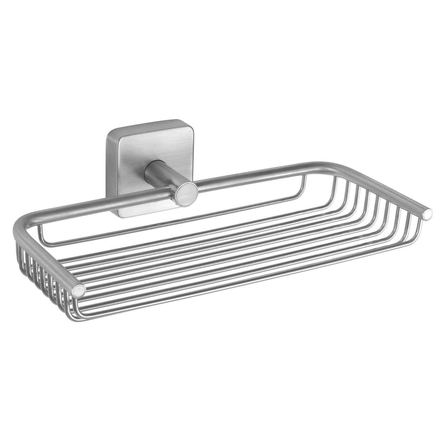 Σαπουνοθήκη σχαρωτή Επιτοίχια Karag Quattro 430499 Inox Σατινέ 23×14×5,5cm