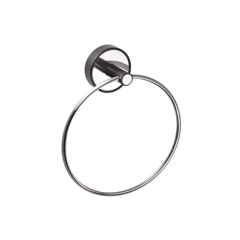 Κρίκος Πετσέτας Karag Optimo 6220 Ματ Μαύρο 17×5,2×18cm