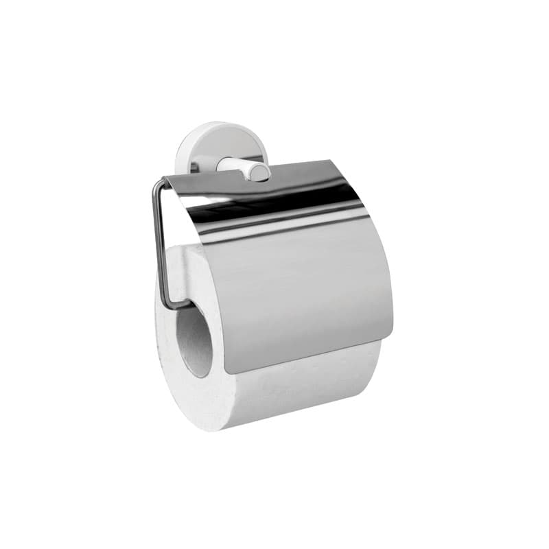 Χαρτοθήκη με καπάκι Karag Optimo 640399 Ματ Λευκό 12×5,5×14cm