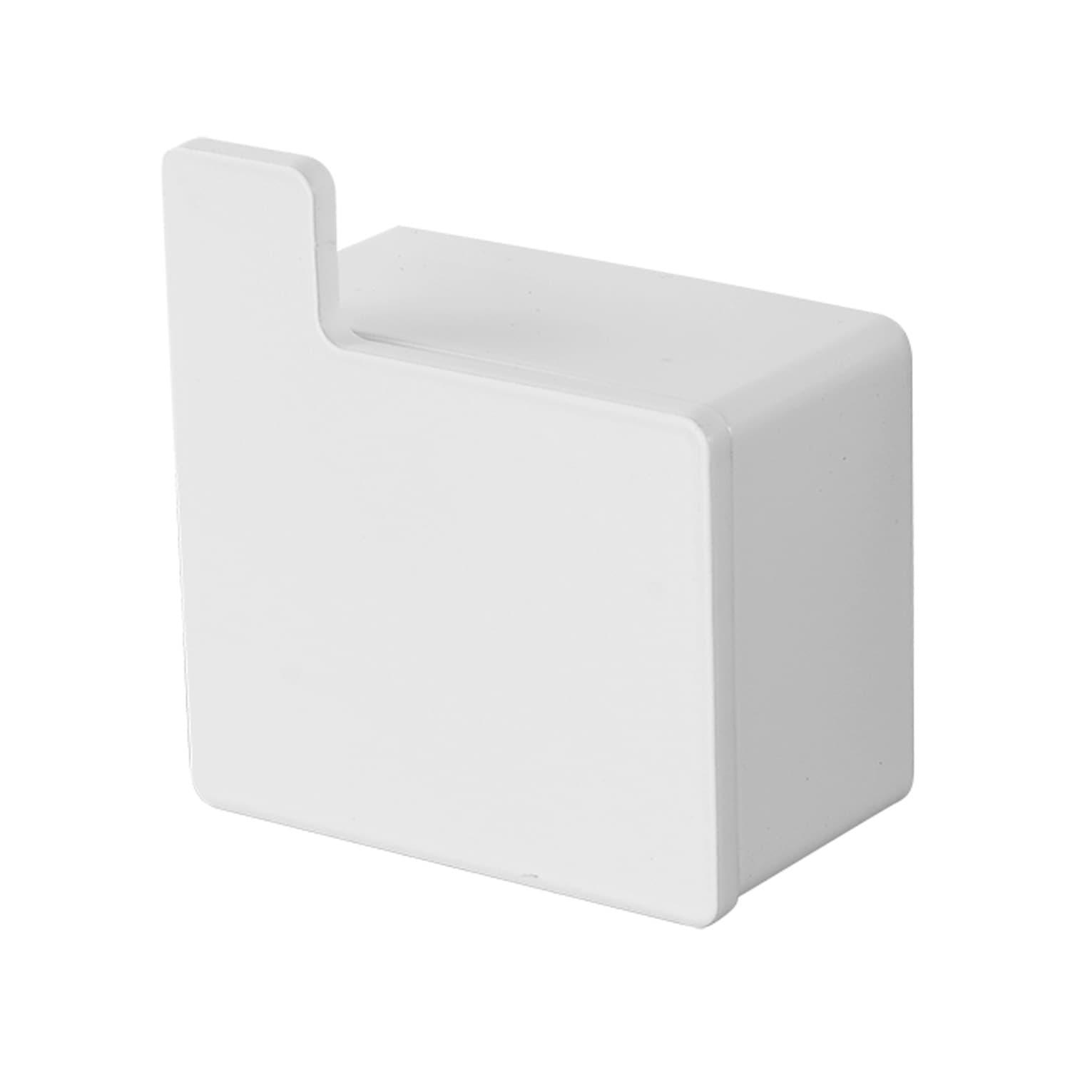 Άγκιστρο μονό αριστερό Karag Neo 8209L66 Ματ Λευκό 5,1×2,8×5,5cm