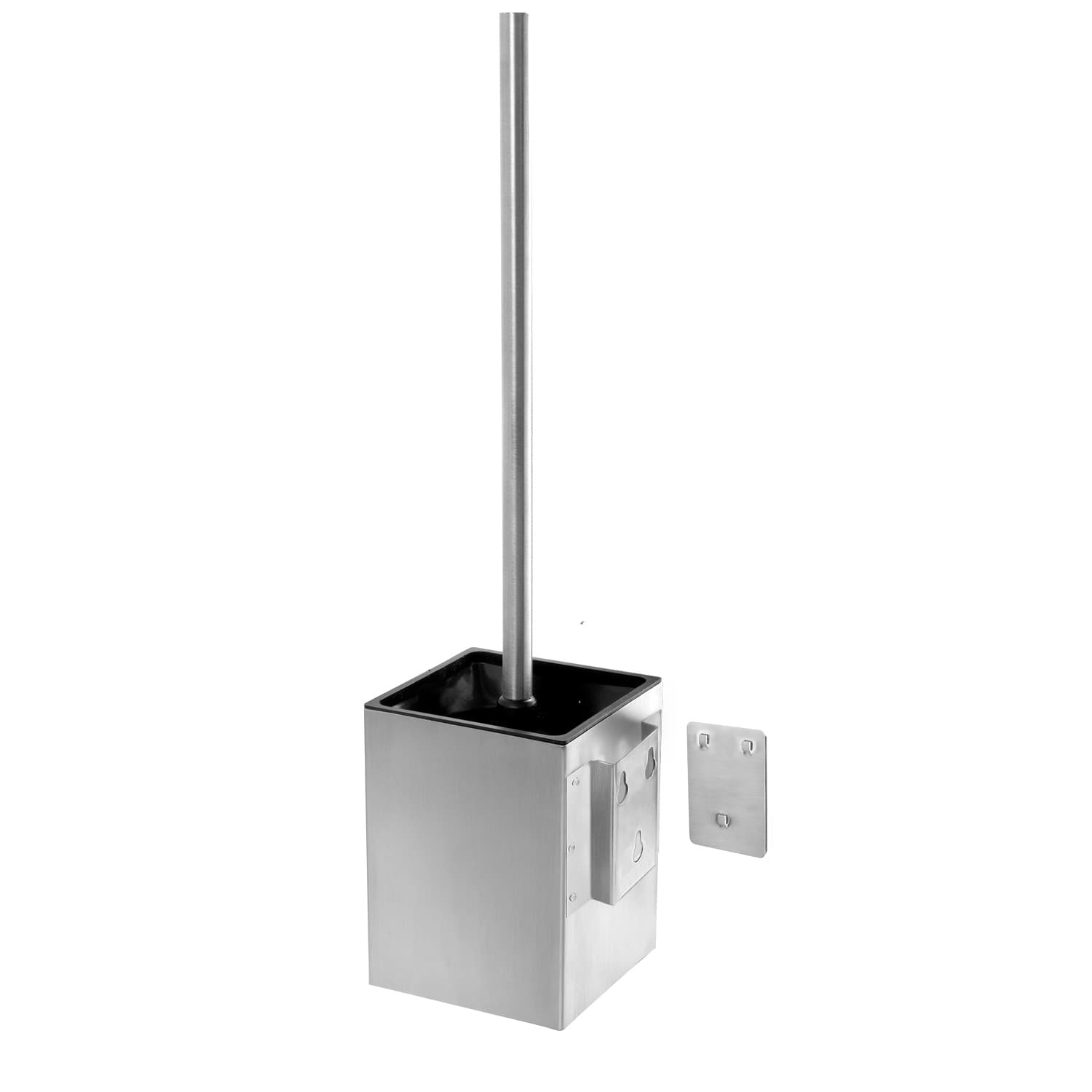 Πιγκάλ επιτοίχιο Karag 877799 Inox Σατινέ 9×11×38cm
