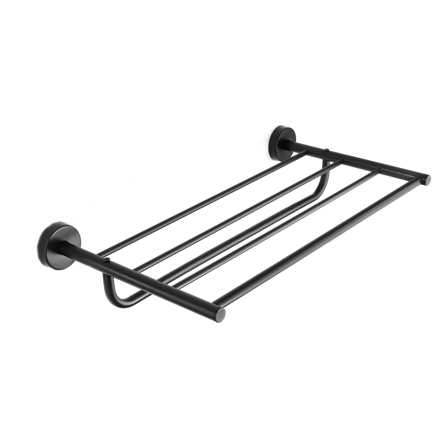 Ραφιέρα πετσετών Karag Uno 962655 Ματ Μαύρο 60×25×10cm