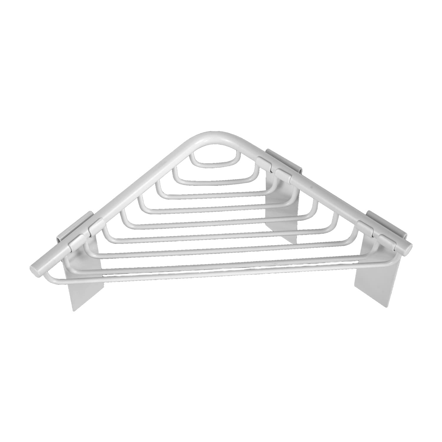 Γωνιακό καλάθι σχαρωτό Karag Reti 963166 Ματ Λευκό 15×15×3cm